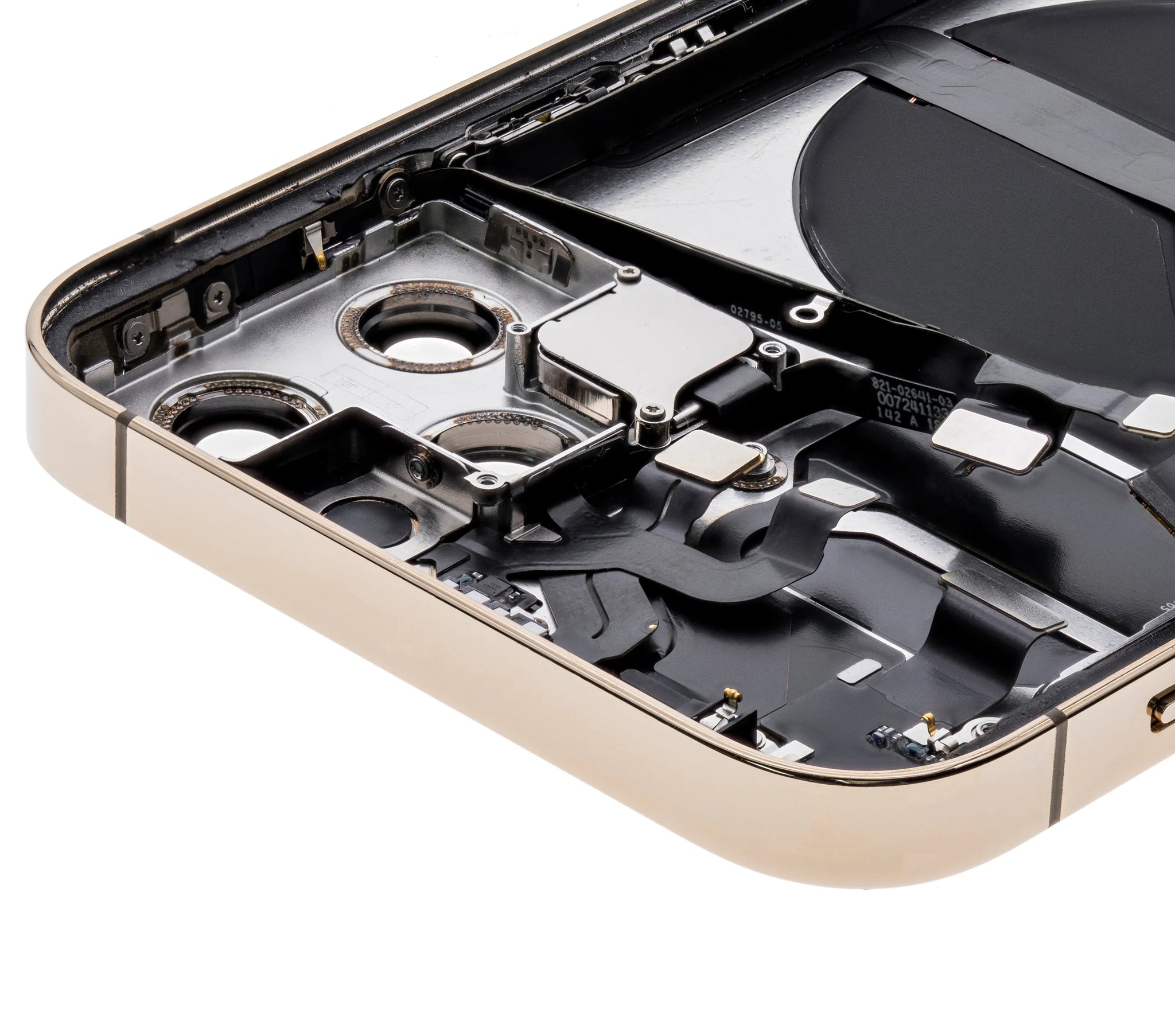 Back Housing W/ Small Parts For iPhone 12 Pro (US Version) (Used OEM) (Pull) (Gold)