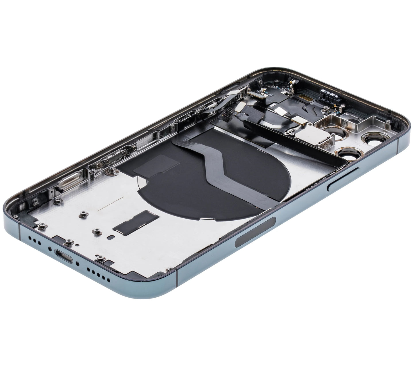 Back Housing W/ Small Parts For iPhone 12 Pro (EU / Global Version) (Pull) (Pacific Blue)