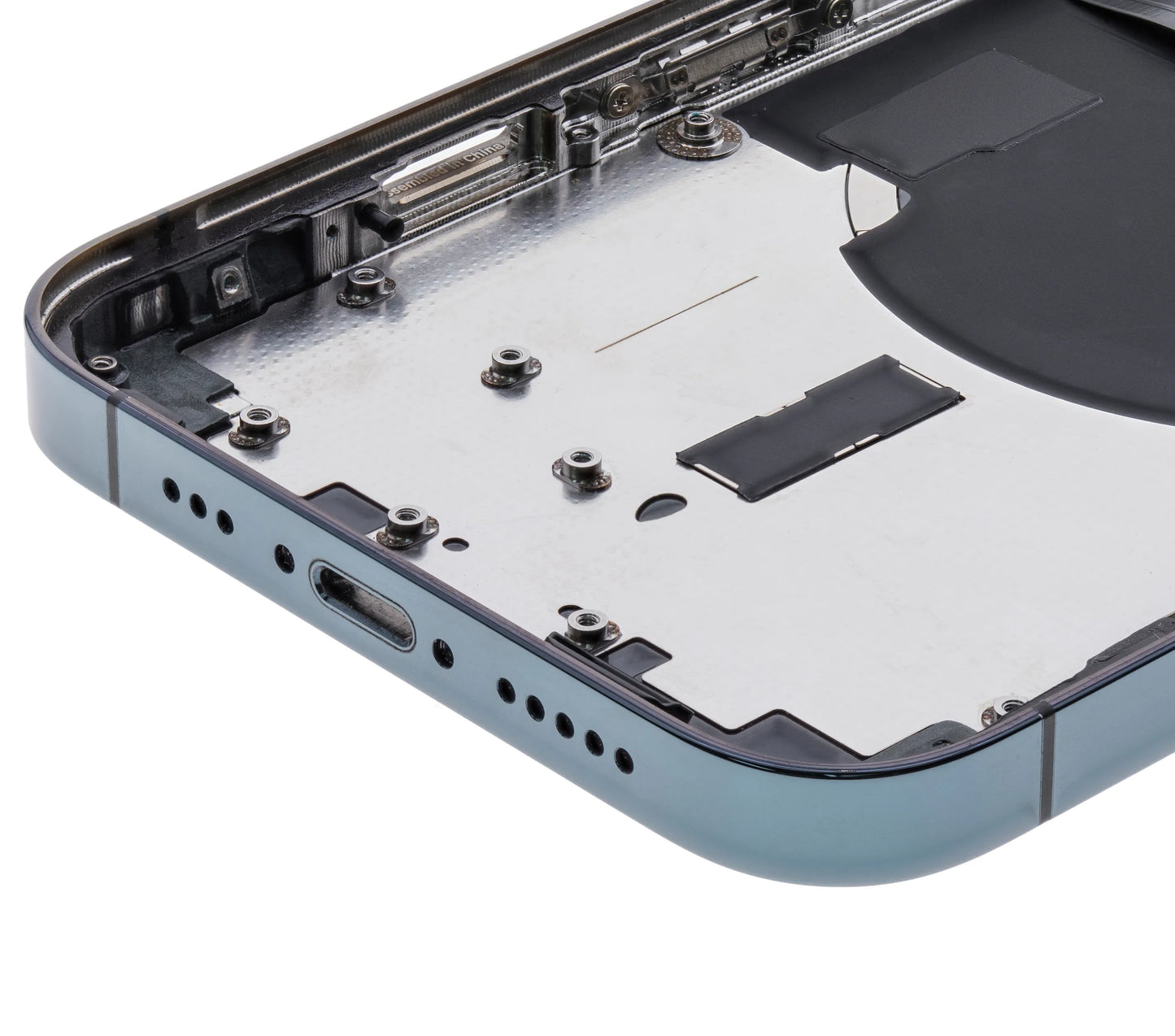 Back Housing W/ Small Parts For iPhone 12 Pro (US Version) (Used OEM) (Pull) (Pacific Blue)