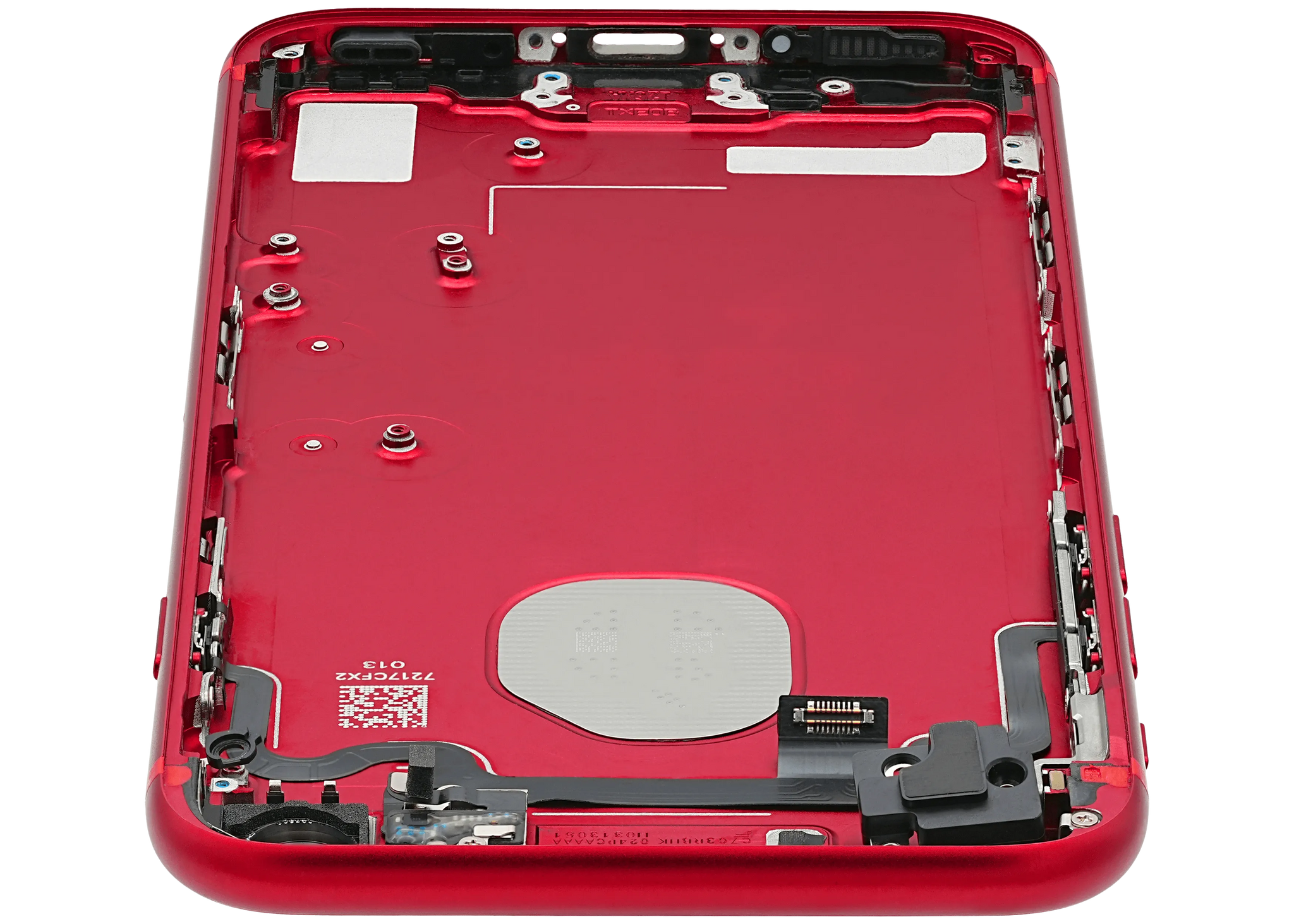 Back Housing W/ Small Components Pre-Installed For iPhone 7 (Pull) (Red)