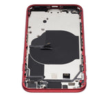 Back Housing W/ Small Components Pre-Installed For iPhone SE (2022) (Pull) (Red)