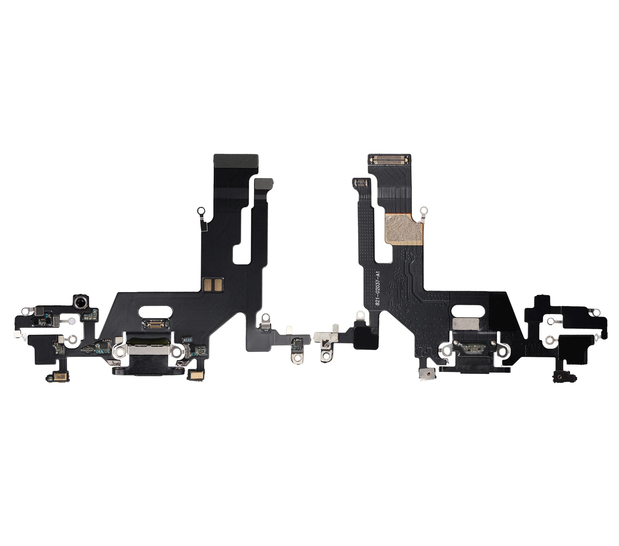 Charging Port Flex Cable For iPhone 11 (Aftermarket Plus) (Black)