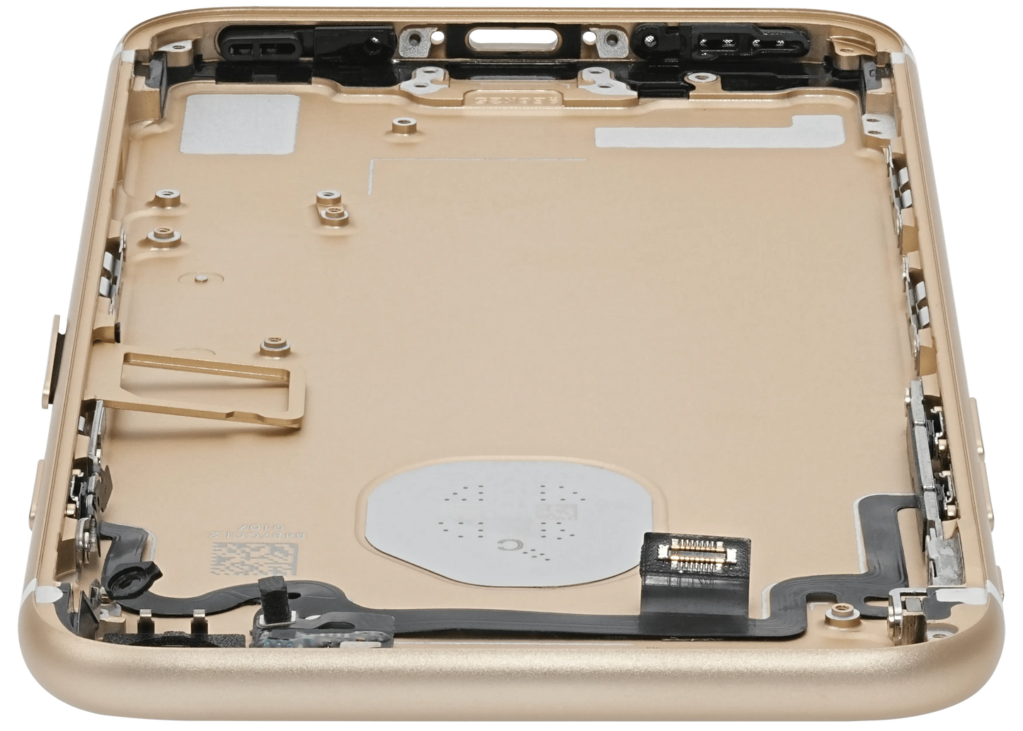 Back Housing W/ Small Components Pre-Installed For iPhone 7 (Pull) (Gold)