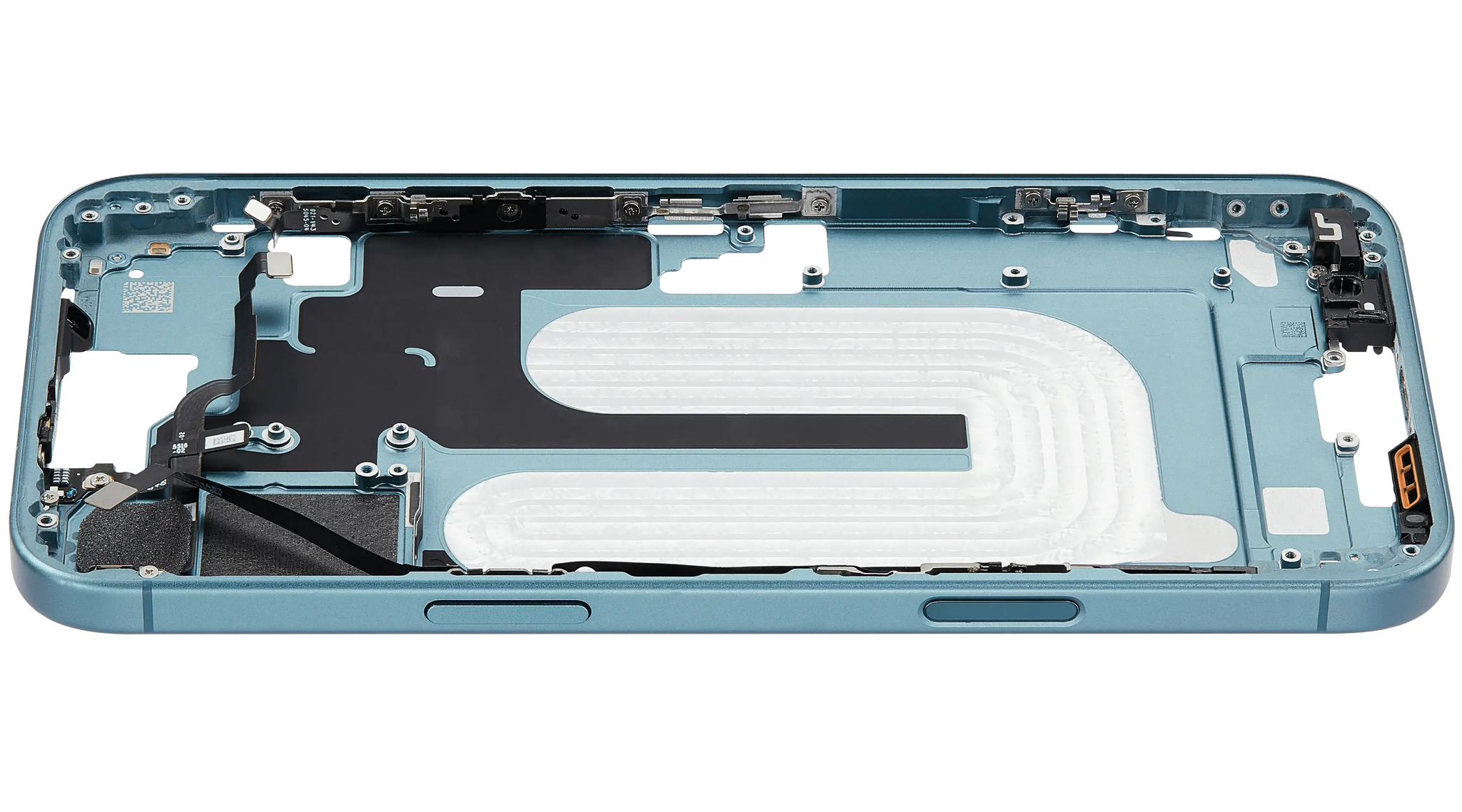 Mid-Frame Housing W/ Small Parts For iPhone 16 Plus (US Version) (Pull) (Teal)