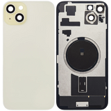 Back Glass w/ MagSafe Magnet For iPhone 15 Plus (Pull) (Yellow) (No Logo)