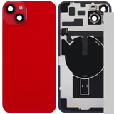 Back Glass w/ MagSafe Magnet & NFC & Flashlight Flex For iPhone 14 Plus (Pull) (Red)