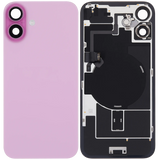 Back Glass w/ MagSafe Magnet & NFC & Flashlight Flex For iPhone 16 Plus (Pull) (Pink)