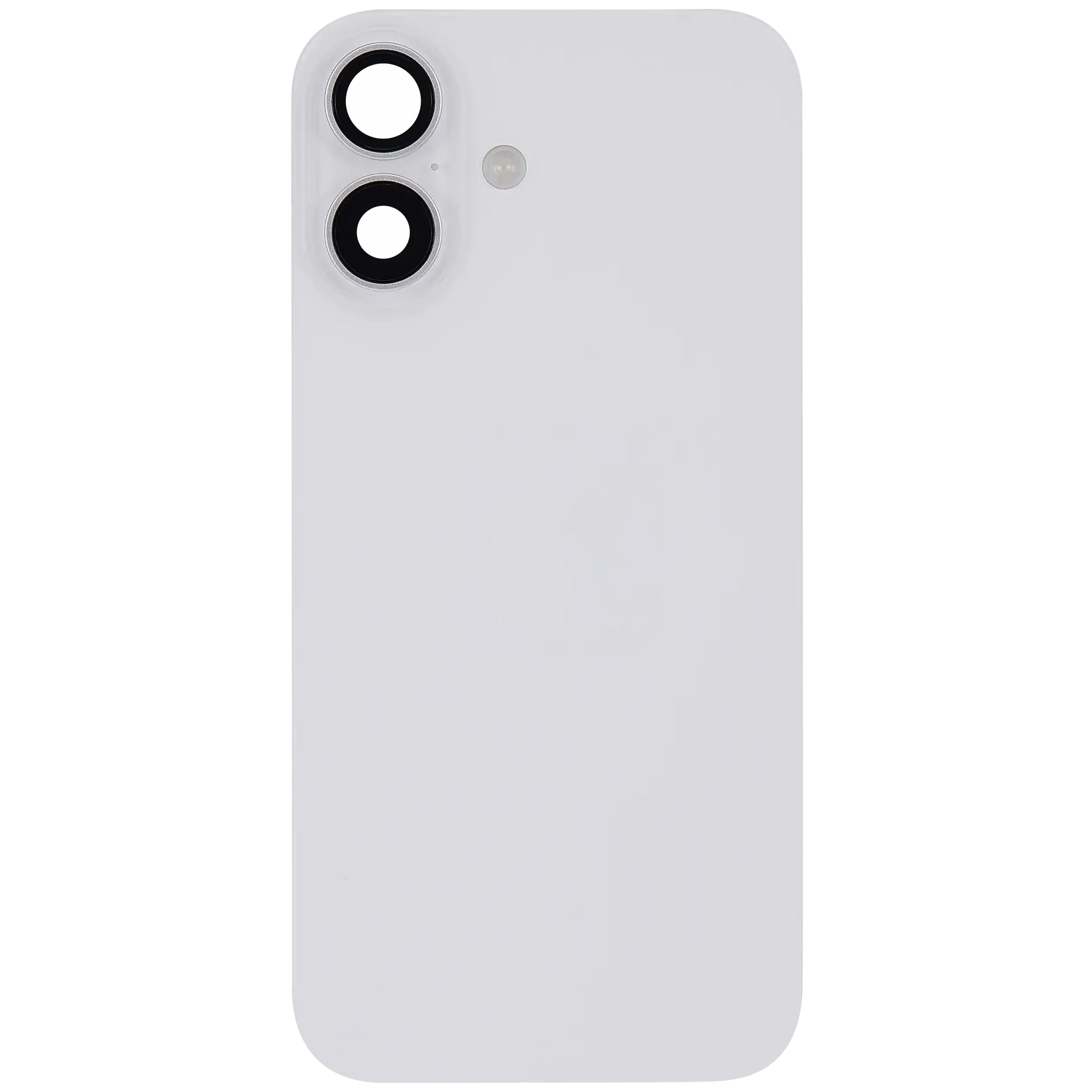 Back Glass w/ MagSafe Magnet & NFC & Flashlight Flex For iPhone 16 (Pull) (White)