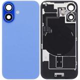 Back Glass w/ MagSafe Magnet & NFC & Flashlight Flex For iPhone 16 (Pull) (Ultramarine)