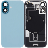 Back Glass w/ MagSafe Magnet & NFC & Flashlight Flex For iPhone 16 (Pull) (Teal)