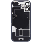 Back Glass w/ MagSafe Magnet & NFC & Flashlight Flex For iPhone 16 (Pull) (Black)