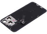 Back Glass w/ MagSafe Magnet & NFC & Flashlight Flex For iPhone 15 Pro Max (Pull) (Black Titanium)