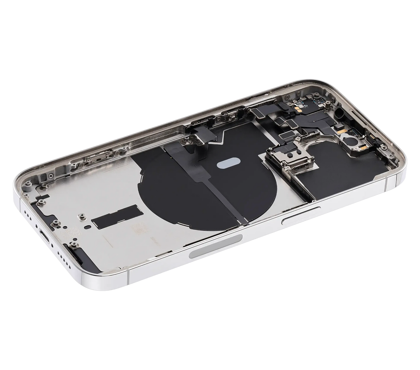 Back Housing W/ Small Parts For iPhone 14 Pro (US Version) (Pull) (Silver)