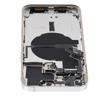 Back Housing W/ Small Parts For iPhone 14 Pro Max (US Version) (Pull) (Silver)