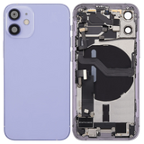 Back Housing W/ Charging Port Flex & Small Parts For iPhone 12 Mini (US Version) (Pull) (Purple)