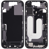 Mid-Frame Housing W/ Charging Port Flex & Small Parts For iPhone 17 (EU / Global Version) (Pull) (Black)