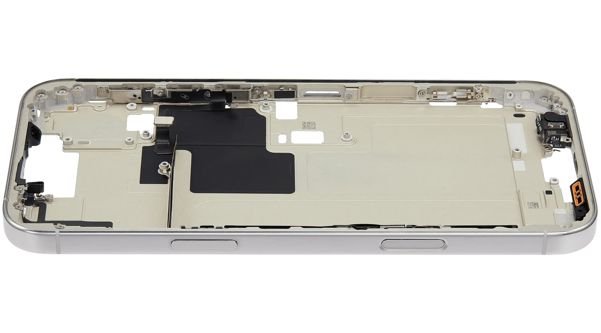 Mid-Frame Housing W/ Small Parts For iPhone 16 Pro Max (EU / Global Version) (Pull) (White Titanium)