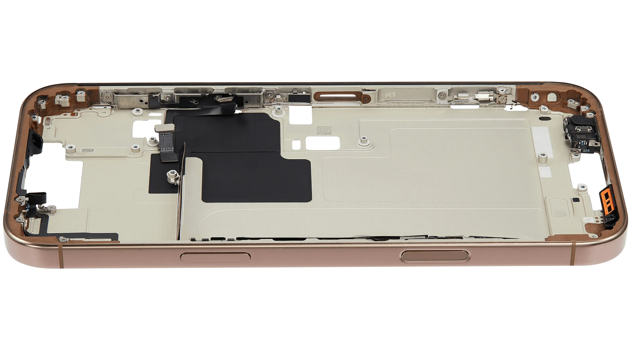 Mid-Frame Housing W/ Small Parts For iPhone 16 Pro Max (EU / Global Version) (Pull) (Desert Titanium)