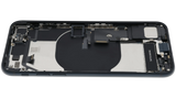 Back Housing W/ Charging Port Flex and Small Components Pre-Installed For iPhone SE (2022) (Used OEM) (Pull) (Midnight)