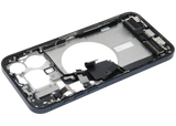 Mid-Frame Housing W/ Charging Port Flex & Small Parts For iPhone 15 Pro Max (US Version) (Pull) (Blue Titanium)