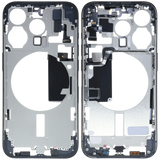 Mid-Frame Housing W/ Small Parts For iPhone 15 Pro (EU / Global Version) (Pull) (Blue Titanium)