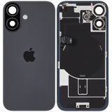 Back Glass w/ MagSafe Magnet & NFC & Flashlight Flex For iPhone 17 (Pull) (Black)
