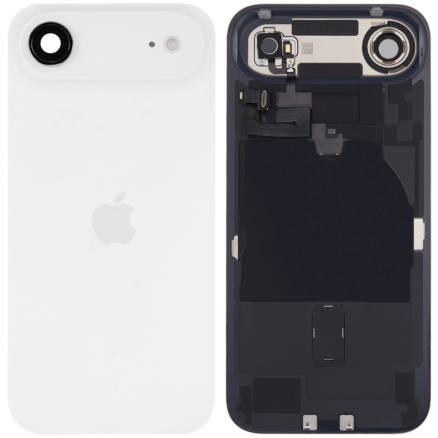 Back Glass W/ MagSafe Magnet & NFC & Flashlight Flex For iPhone Air (Pull) (White)