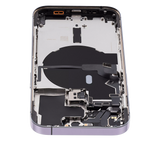 Back Housing W/ Small Parts For iPhone 14 Pro (US Version) (Pull) (Deep Purple)