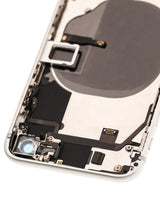 Back Housing W/ Small Components Pre-Installed For iPhone 8 (Pull) (Silver)