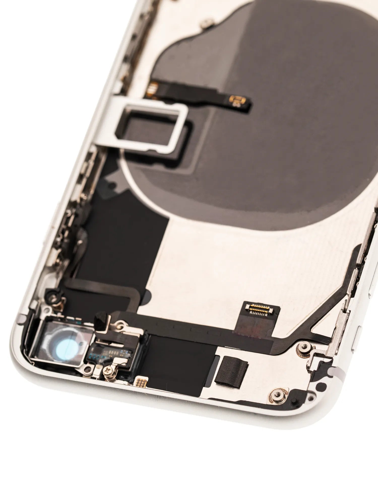 Back Housing W/ Small Components Pre-Installed For iPhone 8 (Pull) (Silver)