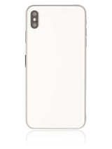 Back Housing W/ Small Components Pre-Installed For iPhone XS Max (Used OEM) (Pull) (Silver)
