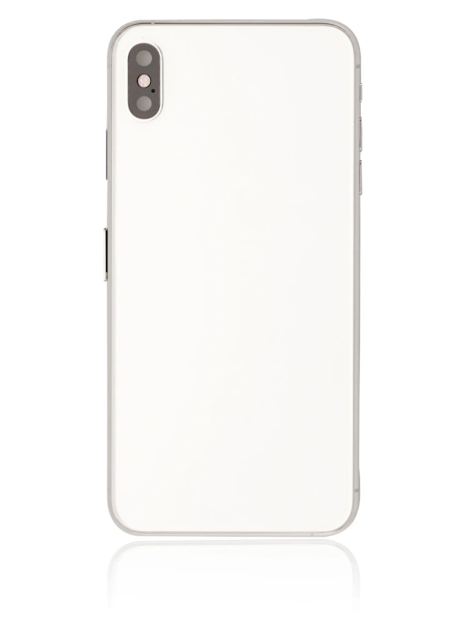 Back Housing W/ Small Components Pre-Installed For iPhone XS Max (Used OEM) (Pull) (Silver)