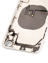 Back Housing W/ Small Components Pre-Installed For iPhone XR (Used OEM) (Pull) (White)