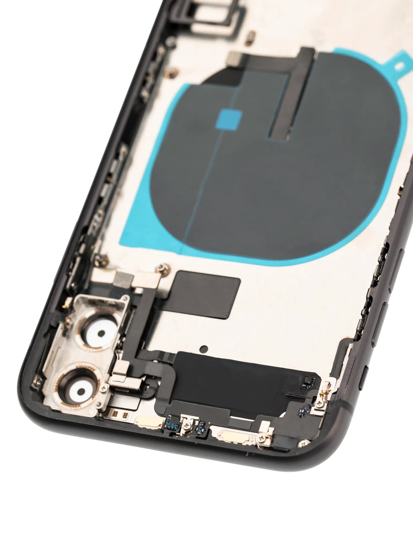 Back Housing W/ Small Components Pre-Installed For iPhone 11 (Used OEM) (Pull) (Black)