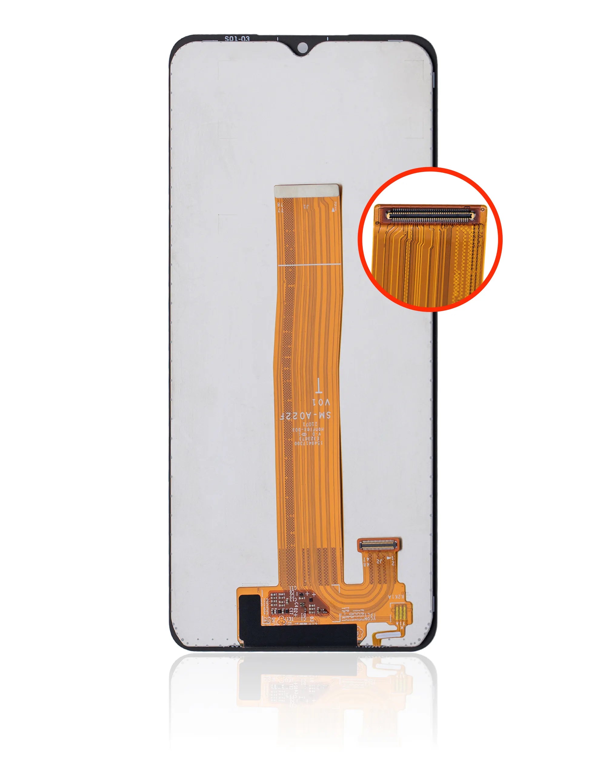LCD Assembly Without Frame For Samsung Galaxy A02 (A022 / 2020) (Refurbished) (All Colors)