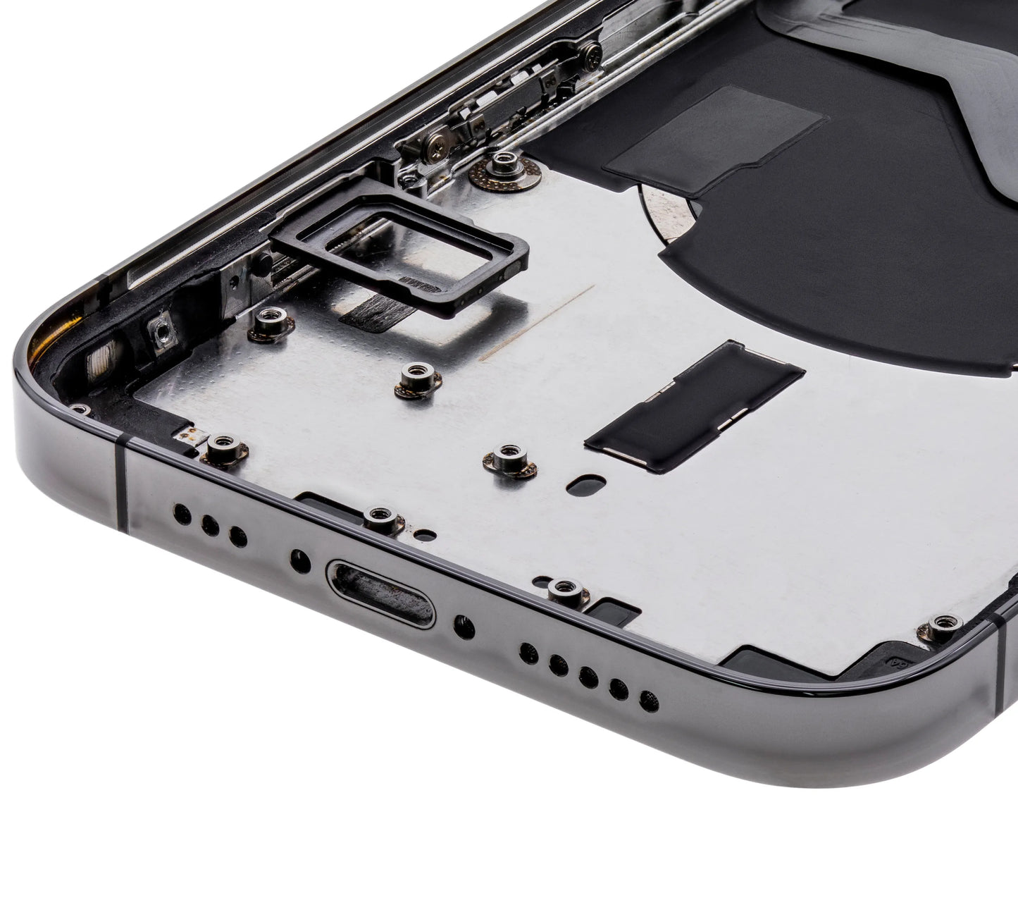 Back Housing W/ Small Parts For iPhone 12 Pro (US Version) (Used OEM) (Pull) (Graphite)