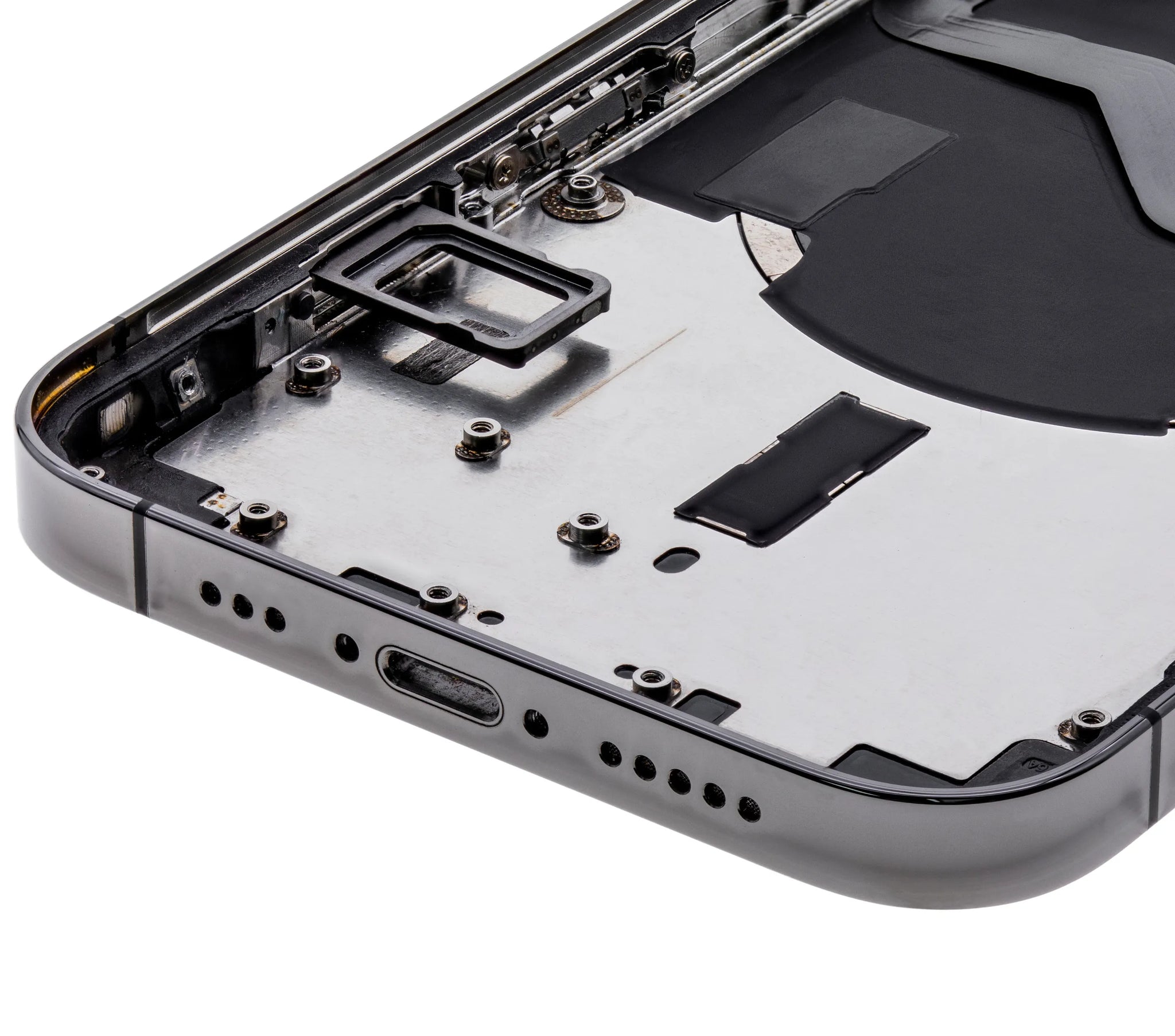 Back Housing W/ Small Parts For iPhone 12 Pro (US Version) (Used OEM) (Pull) (Graphite)
