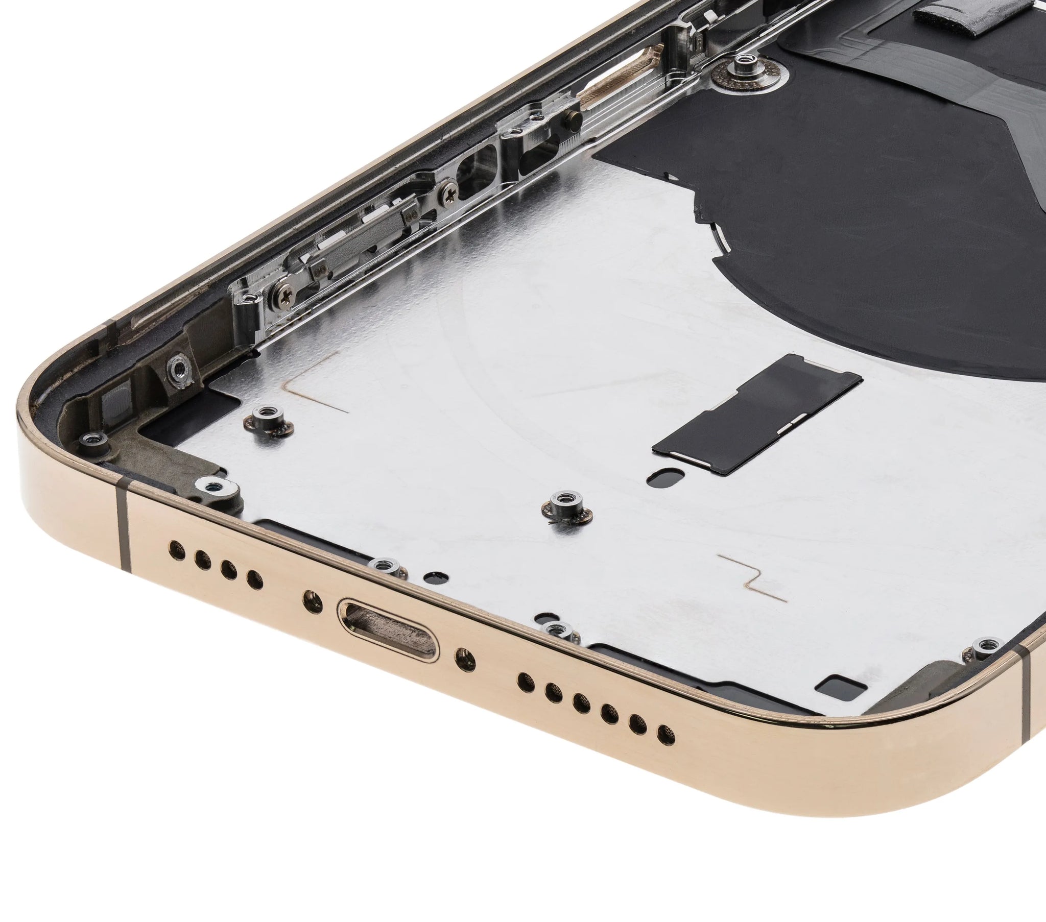 Back Housing W/ Small Parts For iPhone 12 Pro Max (EU / Global Version) (Pull) (Gold)