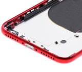 Back Housing W/ Small Components Pre-Installed For iPhone SE (2020) (Used OEM) (Pull) (Red)