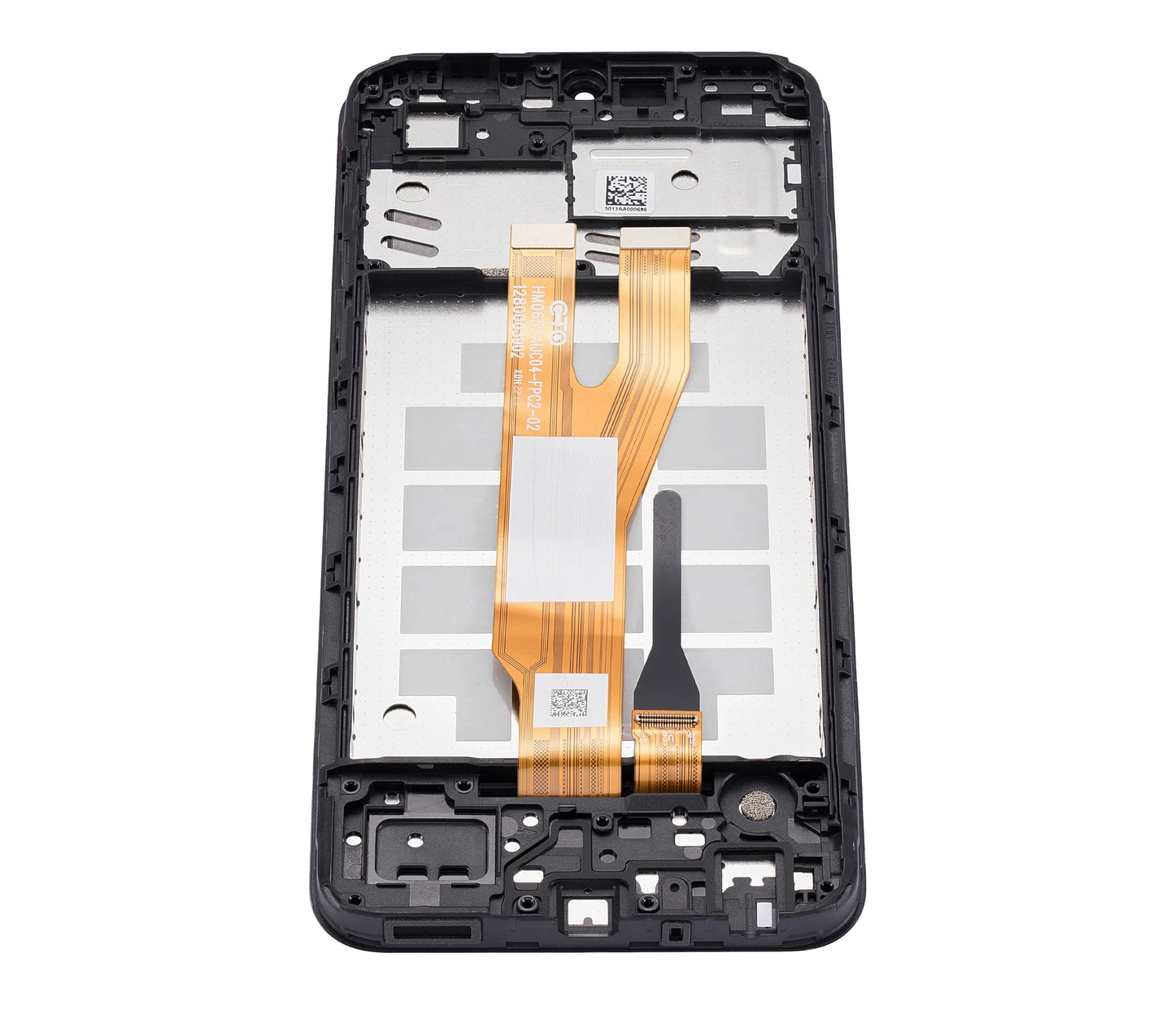 LCD Assembly With Frame For Samsung Galaxy A03 Core (A032 / 2021) (Refurbished) (Black)