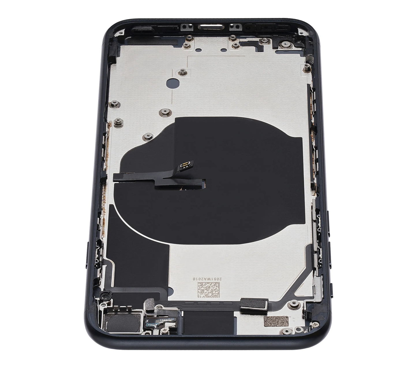 Back Housing W/ Small Components Pre-Installed For iPhone SE (2022) (Pull) (Midnight)