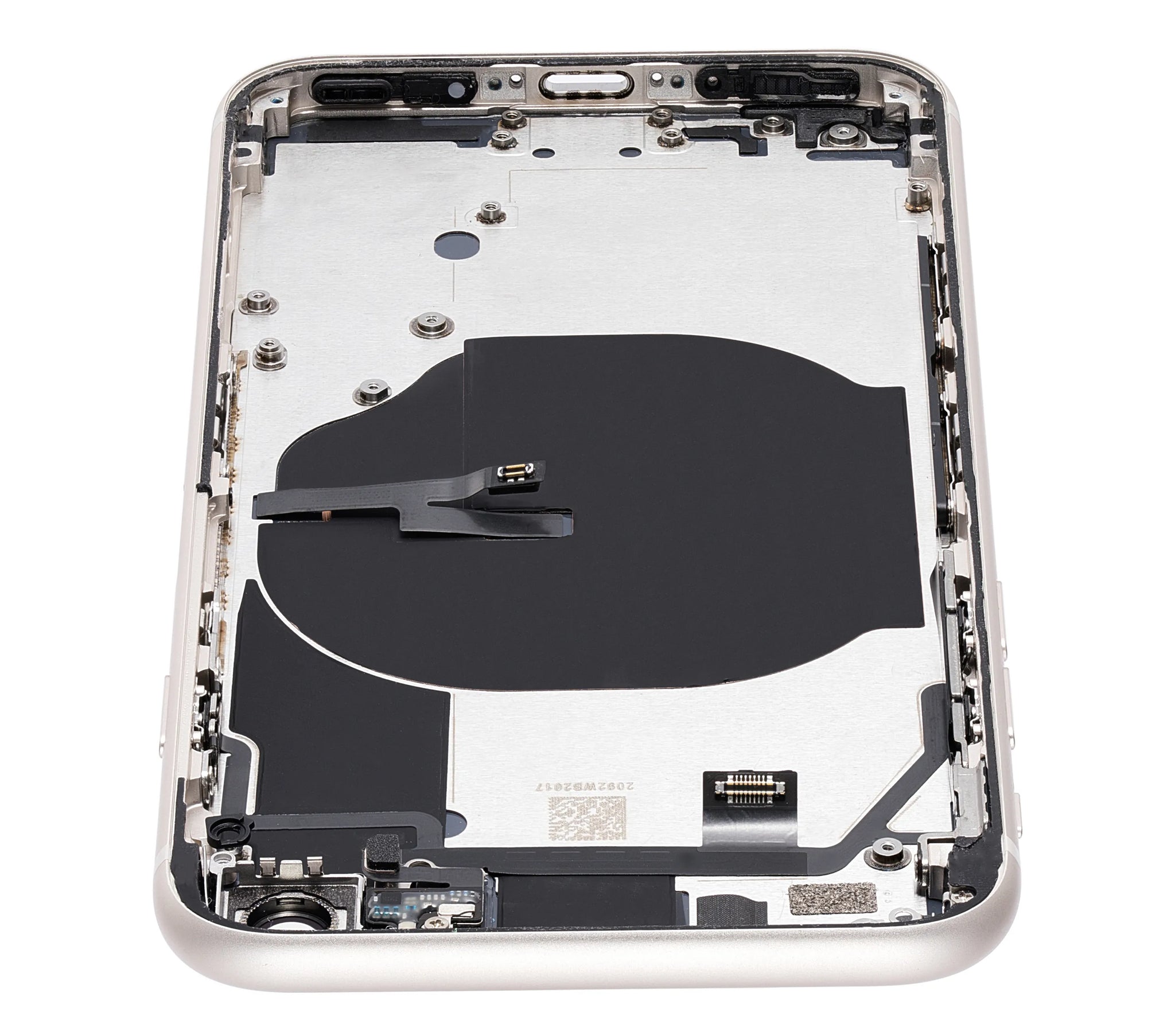 Back Housing W/ Small Components Pre-Installed For iPhone SE (2022) (Pull) (Starlight)