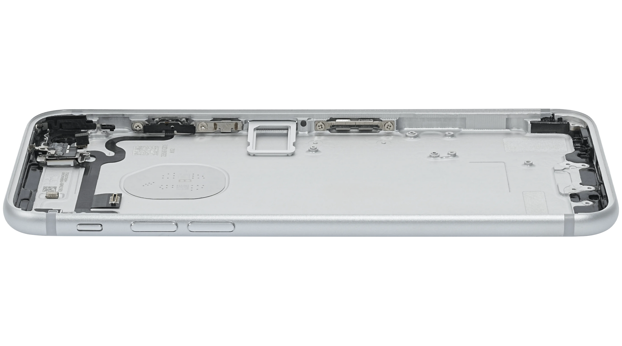 Back Housing W/ Small Components Pre-Installed For iPhone 7 (Pull) (Silver)