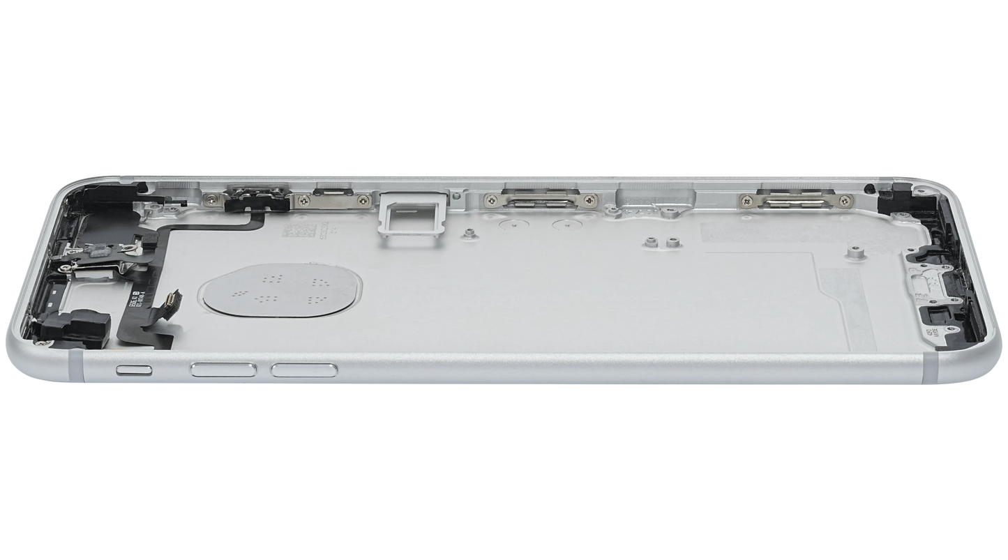 Back Housing W/ Small Components Pre-Installed For iPhone 7 Plus (Pull) (Silver)