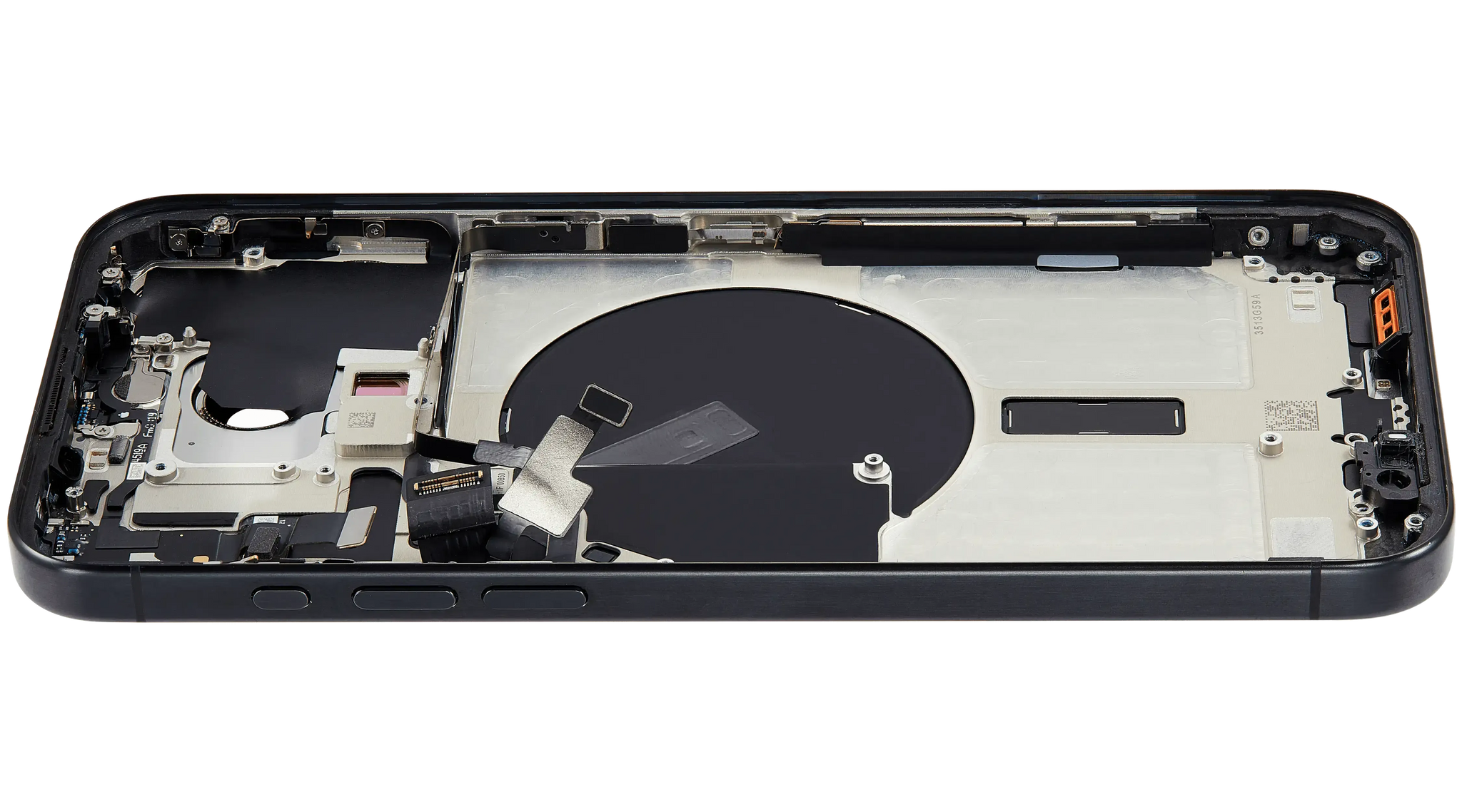 Back Housing W/ Small Parts For iPhone 15 Pro Max (US Version) (Pull) (Black Titanium)