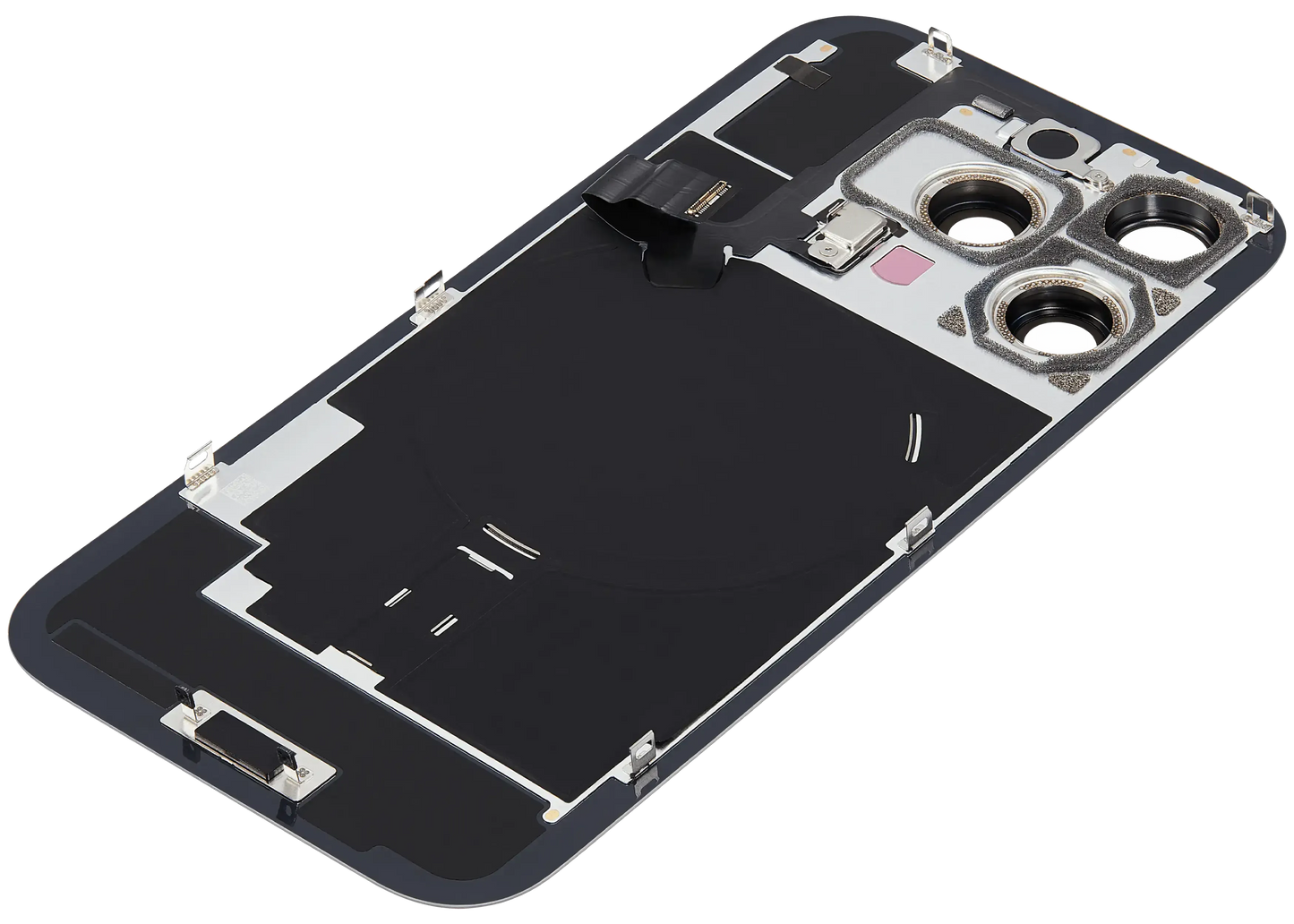 Back Glass w/ MagSafe Magnet & NFC & Flashlight Flex For iPhone 16 Pro (Pull) (Natural Titanium)