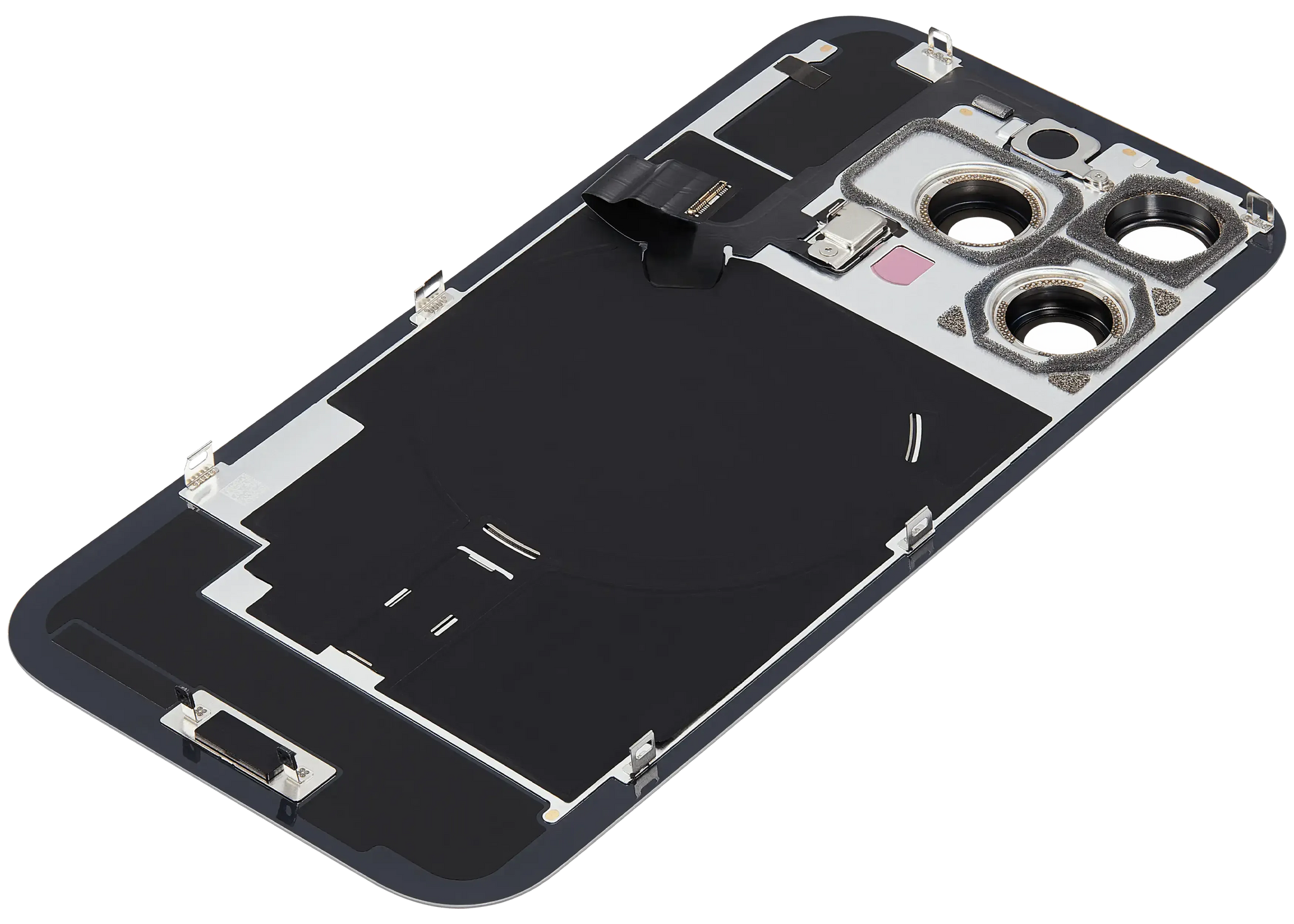 Back Glass w/ MagSafe Magnet & NFC & Flashlight Flex For iPhone 16 Pro (Pull) (Natural Titanium)