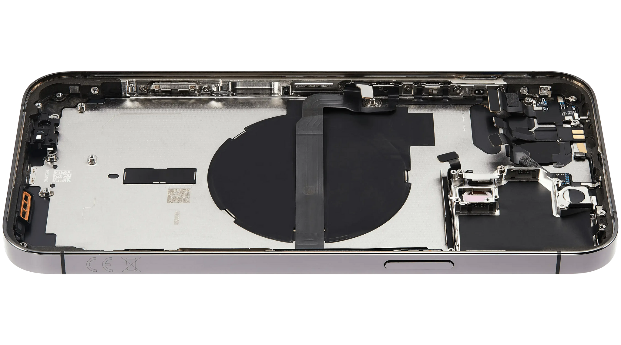 Back Housing W/ Small Parts For iPhone 13 Pro Max (EU / Global Version) (Used OEM) (Pull) (Graphite)