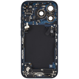 Back Housing W/ Charging Port Flex & Small Parts Compatible For iPhone 17 Pro (US Version) (Pull) (Deep Blue)