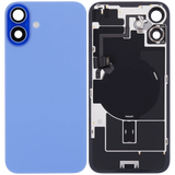 Back Glass w/ MagSafe Magnet & NFC & Flashlight Flex For iPhone 16 Plus ( Pull) (Ultramarine)